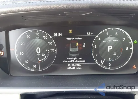 2017 Land Rover Range Rover Sport 5.0L V8 Supercharged/5.0L V8 Supercharged Dynamic из США, поврежденный, VIN SALWR2FE5HA148321